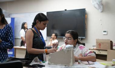 JKLU Hosts Transformative Design Workshop with Gaurav Juyal, Inspiring Students to Create Worlds Beyond the Screen