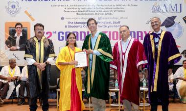 A.M. Jain College Hosts 72nd Graduation Day; 537 Students Graduate