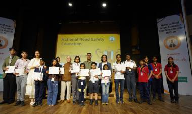 Schools in Tamil Nadu Recognised at National Road Safety Mission (NRSM) Recognises Schools in Chennai at Road Safety Education Excellence Awards 2025–26