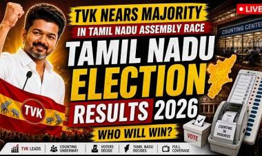 TVK Nears Majority in Tamil Nadu Assembly Race