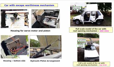 Engineering Students Develop Roof-Exit Technology to Help Passengers Escape Drowning Vehicles