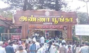 ஏற்காட்டில் 49 வது கோடை விழா மற்றும் மலர்க் கண்காட்சி தொடங்கியது