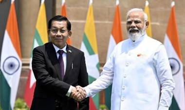 Modi, Myanmar President hold wide-ranging talks in New Delhi, focus on security, trade and connectivity
