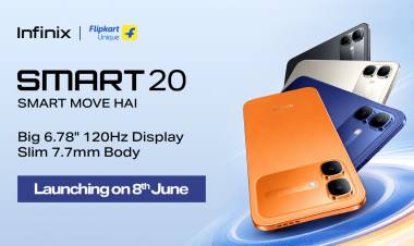 Designed for Entertainment and Built to Last! Infinix SMART 20 arrives on 8 June, delivering stylish design, lasting durability, and unbeatable value for everyday users.