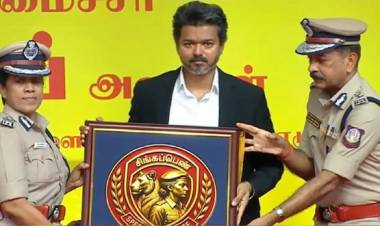Vijay launches ‘Singappen Athiradi Padai’, vows zero tolerance towards crime against women