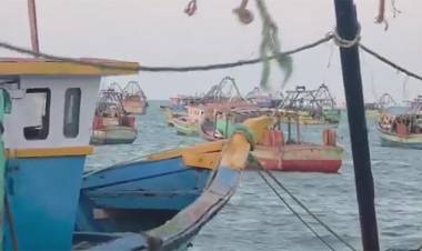 ராமேஸ்வரம் பகுதி மீனவர்கள் ஒரு நாள் அடையாள வேலைநிறுத்தப் போராட்டம்