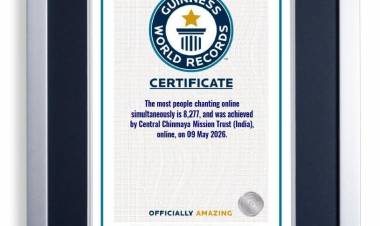 Chinmaya Mission Sets Guinness World Record for Largest Online Bhagavad Gita Chanting