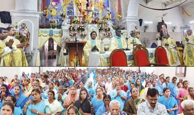 தூத்துக்குடி பனிமய மாதா ஆலயத் திருவிழாவில் சிறப்புத் திருப்பலி: திரளானோர் பங்கேற்பு!