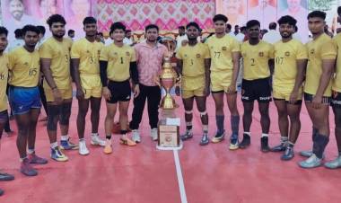 SRMIST Kabaddi Men’s Team Wins Gold Medal in State-Level Invitational Kabaddi Tournament