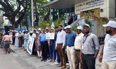 Dr Agarwals Eye Hospital Organises Eye Donation Awareness Human-Chain in Chennai