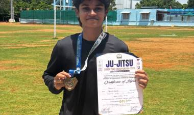SRMIST Student Won Two Gold Medals in the Ju-Jitsu South Zone Championship