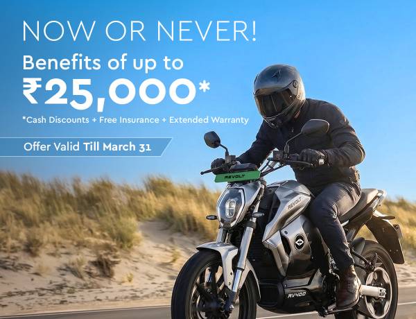 Revolt Motors rolls out biggest-ever consumer offer with benefits of up to ₹25,000 ahead of EV subsidy deadline