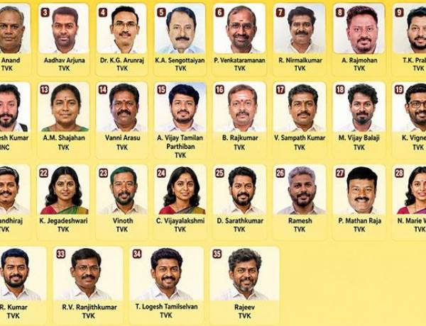 தமிழக அமைச்சரவையின் சீனியாரிட்டி பட்டியல் வெளியீடு