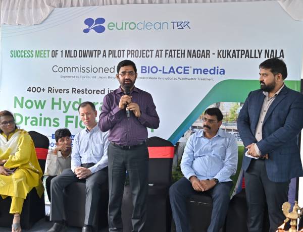 Japan’s advanced Bio-Lace technology sewage treatment HMWSSB pilot project success in Hyderabad