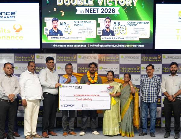 Resonance Records a Double Victory in NEET UG 2026 Results  