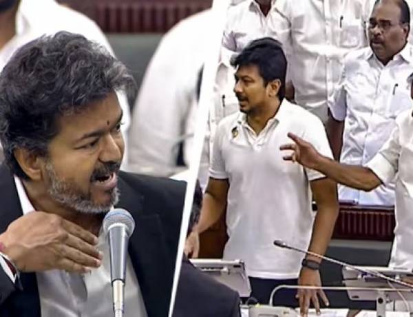 Stormy scenes in Assembly: Vijay targets DMK over corruption allegations, Udhayanidhi reacts strongly