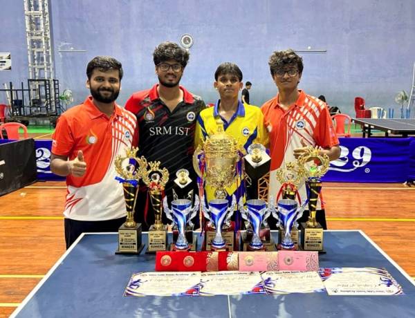  SRMIST Table Tennis Team Clinches Triple Gold at Shine Table Tennis Open National Tournament 2026