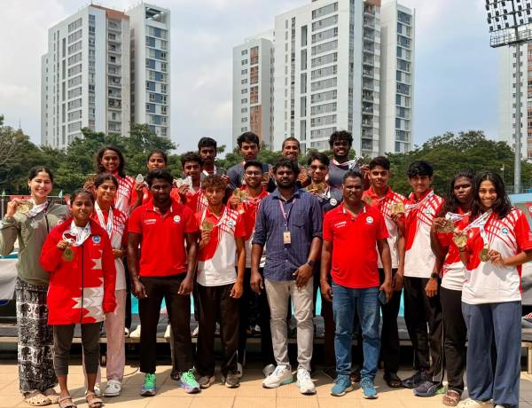 Outstanding Performance by SRMIST Swimmers at CM Trophy Chengalpattu District-Level Swimming Championship – 33 Medals Secured