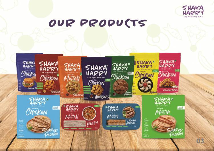 Shaka Harry, best performing plant-based meat brand raises seed funding of US$ 2 Million led by Better Bite Ventures, Blue Horizon and Panthera Peak