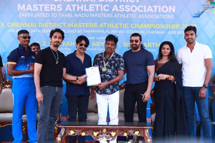 சென்னை மாவட்ட மூத்தோர் தடகள சங்கம் நடத்தும் ஆண், பெண் 30 வயதுக்கு மேல் உள்ளவர்களுக்கான "XX Chennai District Masters Athletic Championship 2023" தடகள போட்டி சென்னை நேரு விளையாட்டு அரங்கத்தில் (Outdoor Stadium) நடைபெற்றது