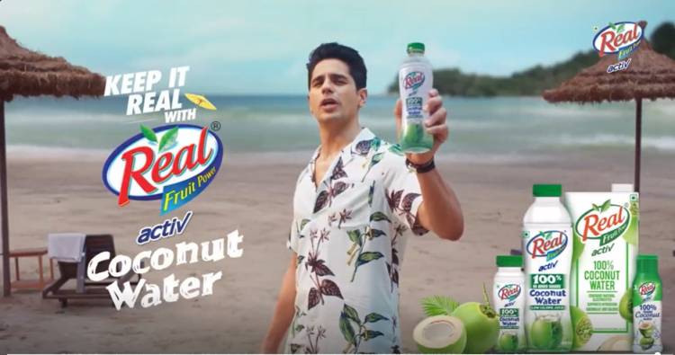 Keep it Real With Real Activ Coconut Water: Real unveils new campaign with Sidharth Malhotra urging consumers to make a healthy switch
