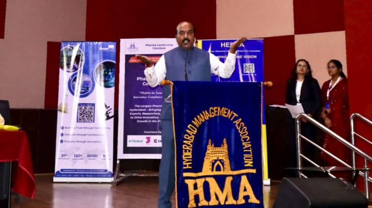 ​​Hyderabad Management Association and HEERA Organize Pharma Leadership Conclave 2025 at University of Hyderabad