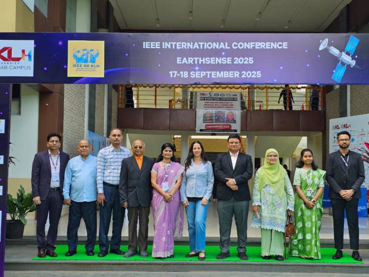 KLH Aziz Nagar Becomes Hub for Next-Gen AI and Geoscience Research at EarthSense 2025