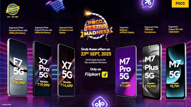 POCO Festive MADness Takes Over: Unbeatable 5G Smartphone Deals this Flipkart Big Billion Days Sale 2025