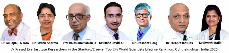 LVPEI Researchers Shine in Stanford/Elsevier Top 2% World Scientists Rankings 2025