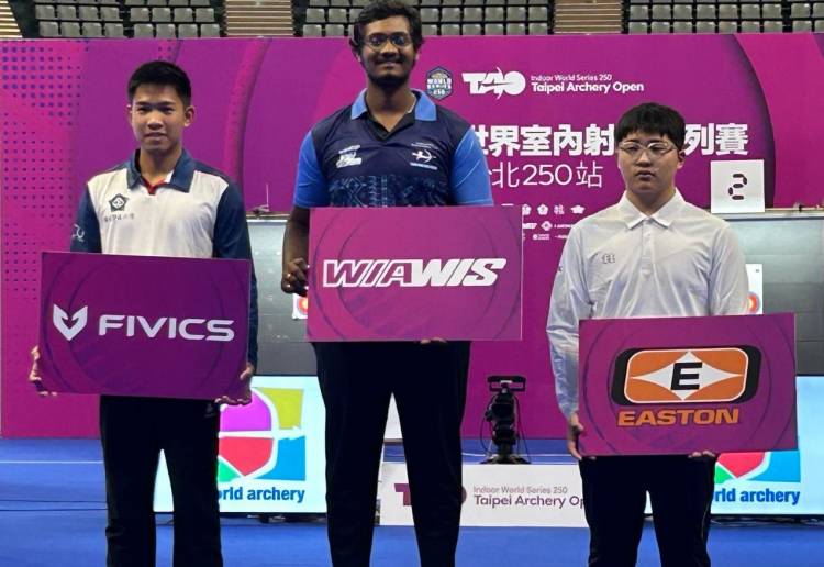 SRMIST Archer Wins Gold at Chinese Taipei Indoor World Archery Series 2025