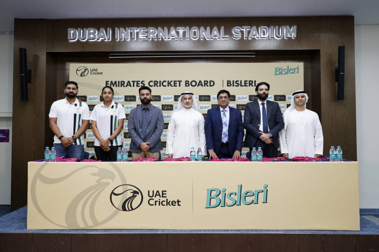 Bisleri strengthens its UAE presence with a strategic three-year Hydration Partnership with the Emirates Cricket Board