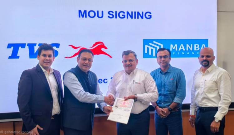 TVS MOTOR COMPANY PARTNERS WITH MANBA FINANCE LIMITED TO STRENGTHEN FINANCING SOLUTIONS FOR COMMERCIAL MOBILITY CUSTOMERS