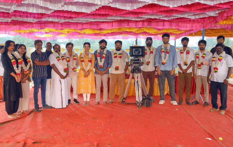 சாந்தி டாக்கீஸ் அருண் விஸ்வா வழங்கும், இயக்குநர் ஹரிஹரசுதன் அழகிரி இயக்கத்தில் பாரத்- சான்வி மேக்னா நடிக்கும் 'புரொடக்‌ஷன் நம்பர் 4' திரைப்படத்தின் படப்பிடிப்பு பூஜையுடன் தொடங்கியது!