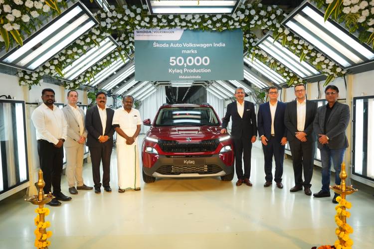 Škoda Auto Volkswagen India Marks 50,000 Kylaq Production in One Year With a Strong #MakeInIndia Push