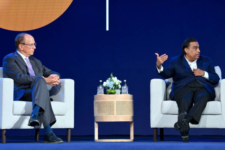 Transcript of Fireside Chat with Mr. Mukesh Ambani and Mr. Larry Fink in Mumbai on 4th February 2026