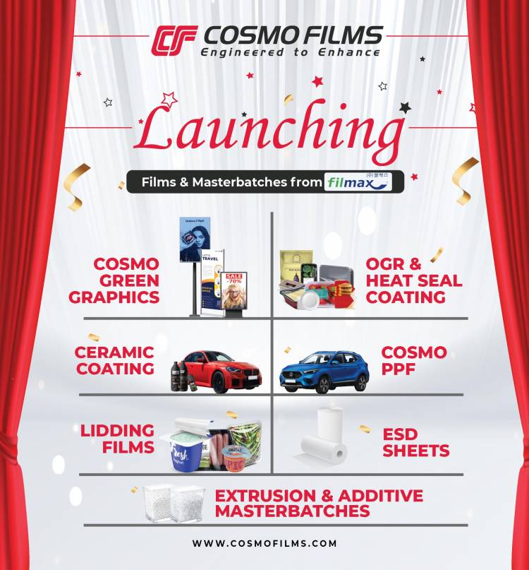 Cosmo First to showcase multiple new product launches across businesses at PLASTINDIA 2026