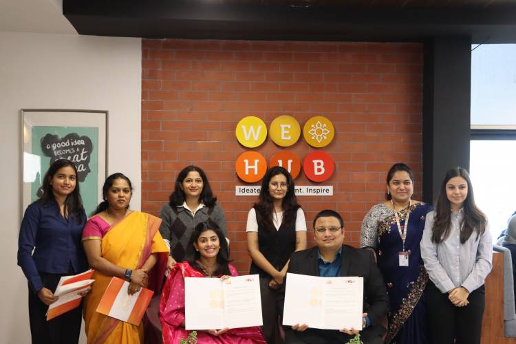 KLH Aziznagar Campus Partners with WE Hub Foundation to Strengthen Women-Led Innovation and Startup Readiness