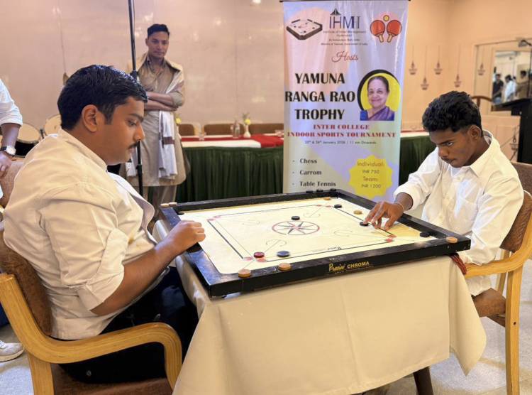 Yamuna Ranga Rao Trophy 2026 - Inter-College Indoor Sports Tournament, raises sportive spirit among hospitality students!