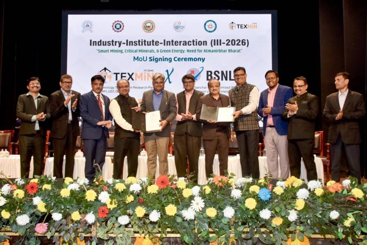 TEXMiN and BSNL Sign MoU to Advance Digital Mining Infrastructure and Industrial Connectivity at Industry–Institute Interaction 2026