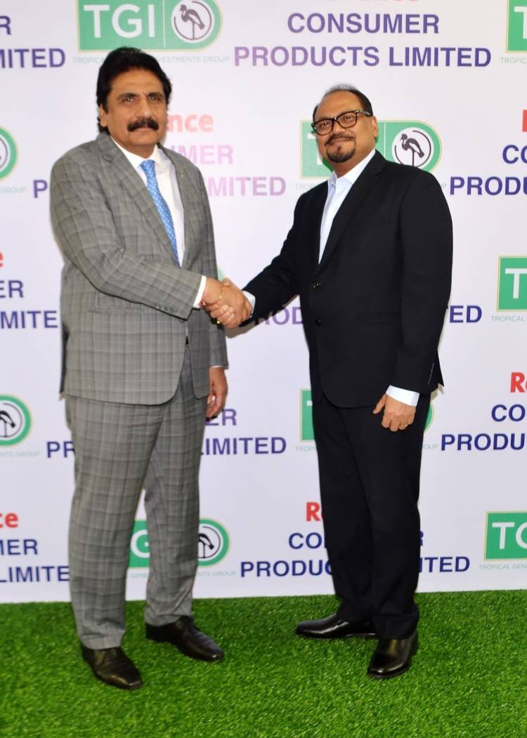 RELIANCE CONSUMER PRODUCTS PARTNERS WITH NIGERIA’S LEADING BUSINESS TGI GROUP