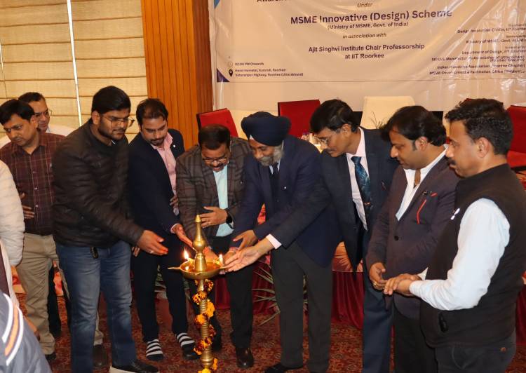 IIT Roorkee organized Awareness Programme on "MSME Innovative (Design) Scheme” Industry – Academia Interface under the aegis of Ajit Singhvi Institute Chair Professorship at IIT Roorkee