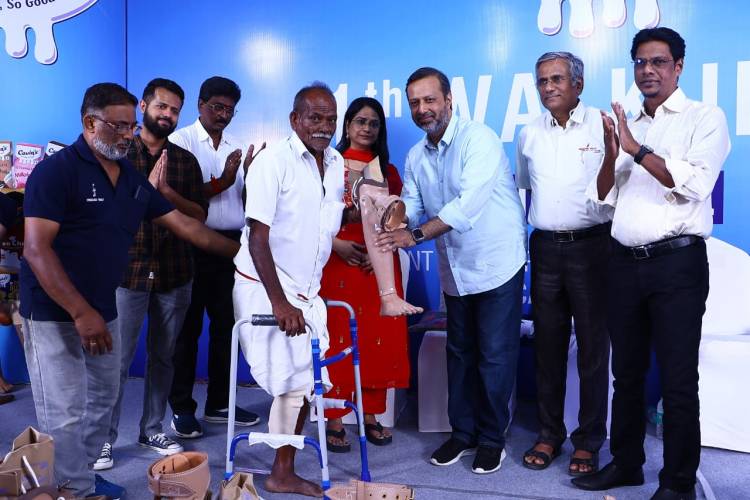 135 Artificial Limbs Distributed as CavinKare Brings 11th Edition of  ‘Cavin’s Walk India’ to Dindigul