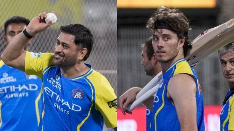 MS Dhoni Set for Fitness Test Ahead of IPL Match