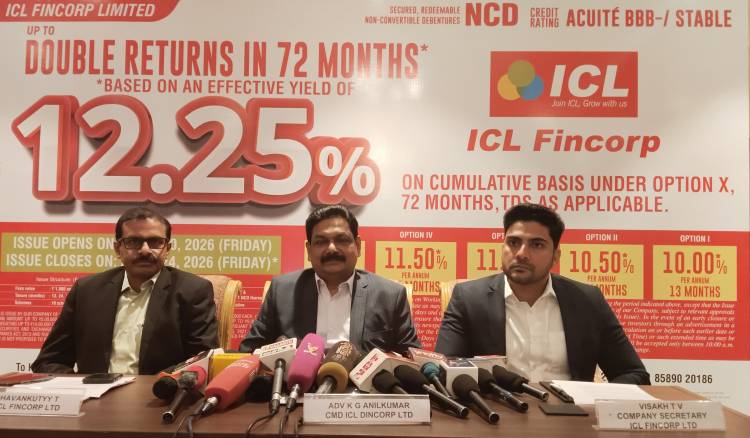 ICL Fincorp’s new NCD Issue opens on 10th April 2026, offering an effective yield up to 12.25%