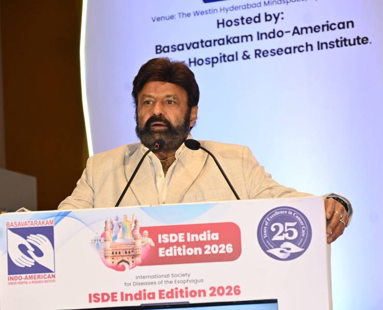 Shri Nandamuri Balakrishna inaugurates the prestigious  ISDE India Edition 2026, on Esophageal Cancer, being  held for the first time in India!