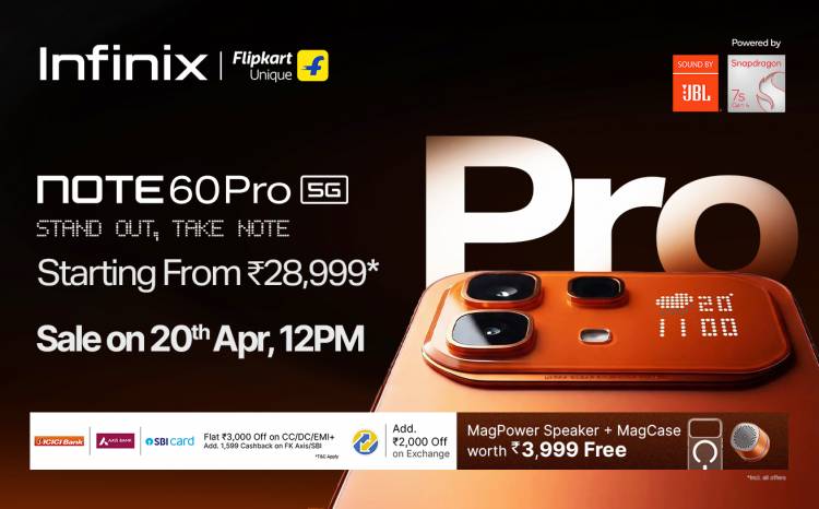 Infinix Unveils NOTE 60 Pro 5G – A Flagship ‘All-Out Blockbuster’ That Redefines Everyday Smartphone Experience