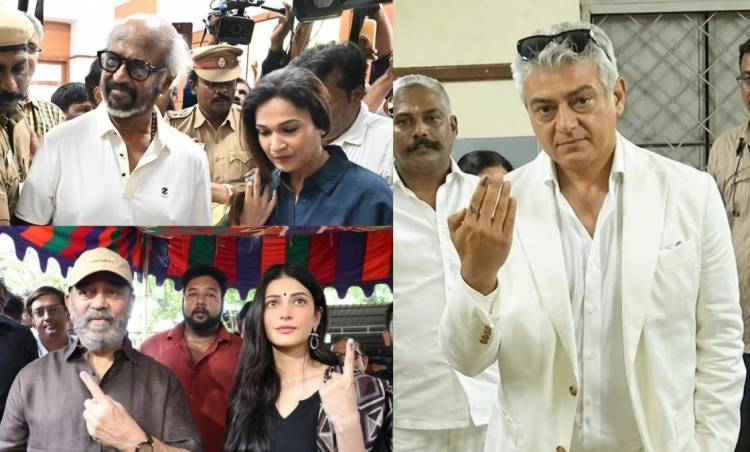 Tamil Nadu Elections 2026: Kollywood stars cast their votes