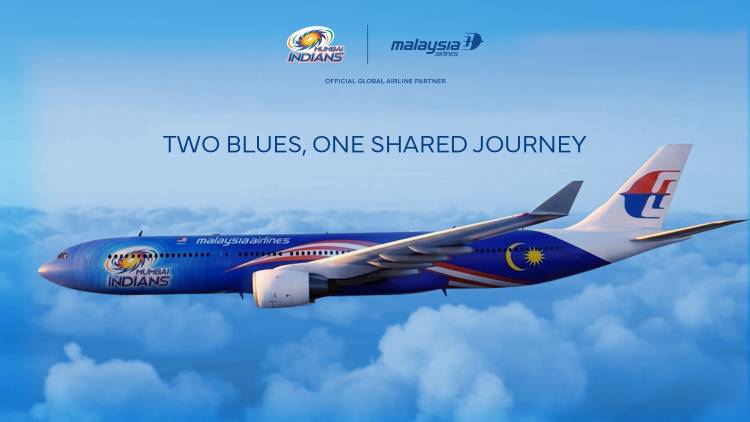 Malaysia Airlines Unveils Mumbai Indians-Themed Aircraft, Taking the Spirit of Mumbai Global 