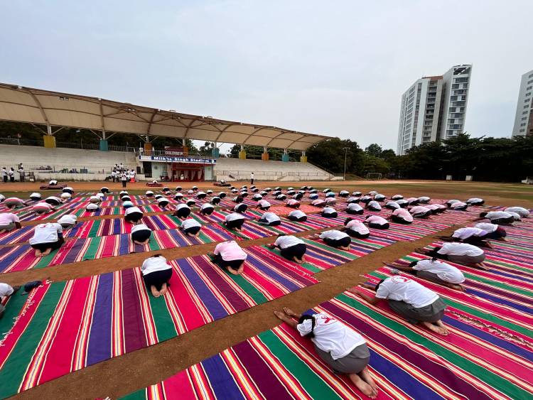 SRMIST Organizes Yoga Session and Seminar under “100 Days – 100 Institutions” Campaign - “48 Days to Go”