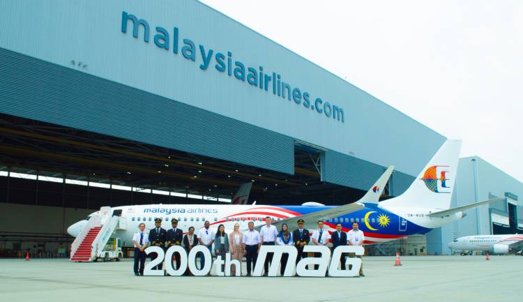 Malaysia Airlines Marks 200th Boeing Aircraft Delivery Milestone with Latest 737-8 Arrival